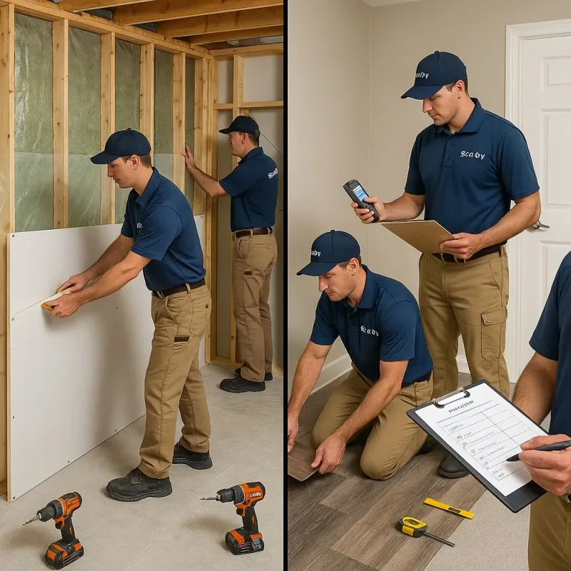 Repairs and Reconstruction process in Bluewell, WV